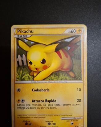 Pikachu 2/30 Pokemon HS Trainer Kit 2010 Carte da