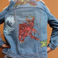 Giacca Jeans dipinta a mano