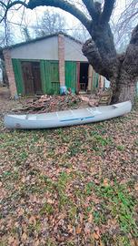 Canoa in alluminio da lago/fiume