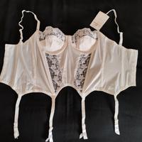 Corsetto con reggicalze avorio tg 3 La Felsinea