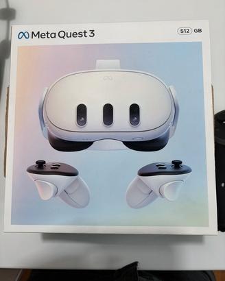 meta quest 3 512gb + accessori 