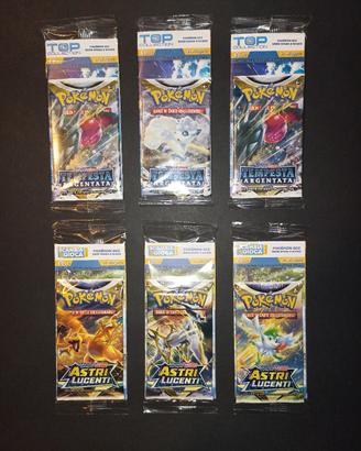 3x buste tempesta argentata + 3x astri lucenti 