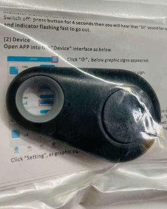 LOCALIZZATORE GPS BLUETOOTH SMART iTAG