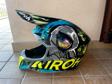 Casco Arioh wraap alien yellow matt