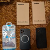 Cover e Vetri Temperati per iPhone 12 12 Pro Kit