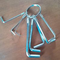 Set chiavini,in acciaio inox,come nuovi,usati poch