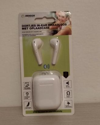 Auricolari wireless con custodia di ricarica Nuovi