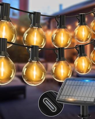 Catena Luminosa Esterno Solare 36.5M/120FT