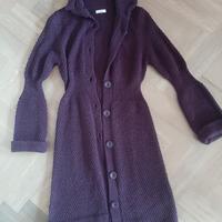 Cardigan color Viola Scuro di OLTRE