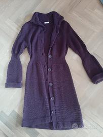 Cardigan color Viola Scuro di OLTRE