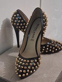 scarpe décolleté Mangano borchie 