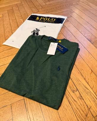 Maglia Polo Ralph Lauren NUOVA M VERDE