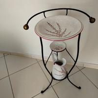 catino antico in ferro battuto 