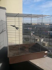 Gabbia canarini pappagalli + accessori