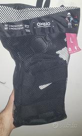 Protezioni Ginocchiere Gomiti Mani Oxelo Taglia L