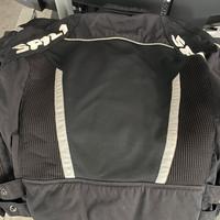 Giacca spidi traforata moto donna