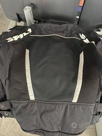 Giacca spidi traforata moto donna