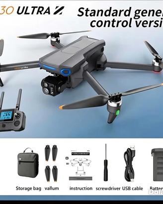 DRONE AE30 ULTRA completo di accessori.