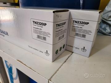 Set 2 pz Toner Comp. con Brother TN2320 alta capac