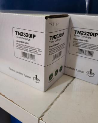 Set 2 pz Toner Comp. con Brother TN2320 alta capac