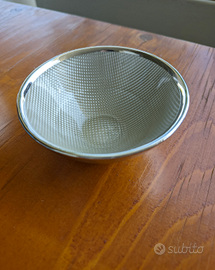 Ciotola in vetro argentato