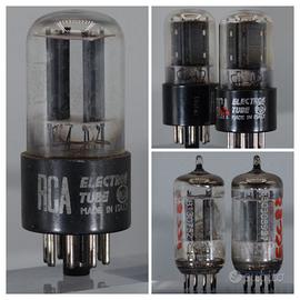 Lotto 5 valvole audio RCA e Telefunken testate
