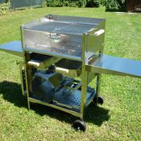 Barbecue a legna e carbonella inox 60GFULL- ilSimo
