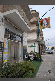 Pizzeria d'asporto con posti a sedere avviata