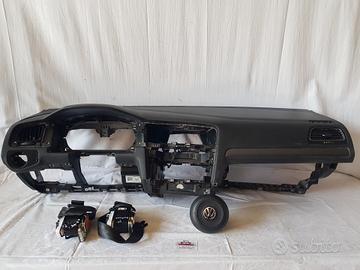 VOLKSWAGEN GOLF 7 KIT AIRBAG CRUSCOTTO CINTURE
