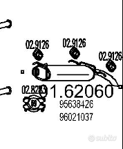 Terminale/Marmitta CITROEN AX 1.0 1.3 1.4