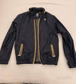 K WAY  taglia M giubbotto impermeabile blu