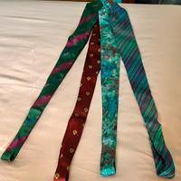 Set 4 cravatte seta 100% firmate Tino Cosma