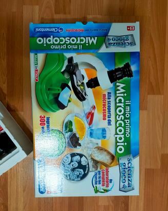 Set gioco Clementoni microscopio 