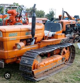 trattore a cingoli fiat 605 montagna