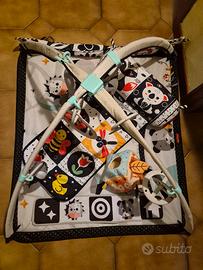 Palestrina neonati bianco nero con accessori 