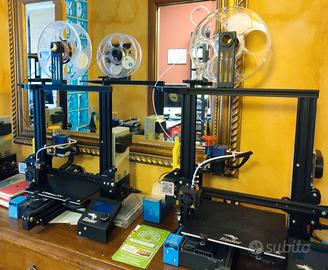 2) Creality Ender 3 - Nuove, montate e funzionanti