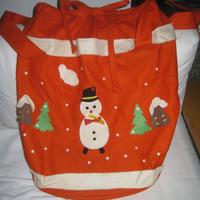 sacco di babbo natale panno Lenci