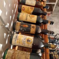 collezione bottiglie vino anni 50/60/70/80/90