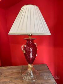 Lampada in vetro di Murano