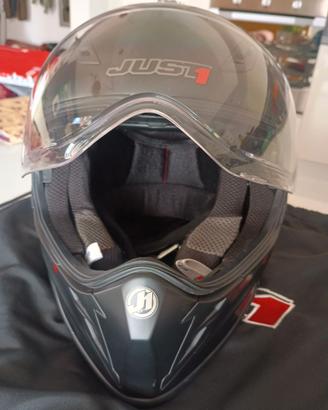 Casco Integrale Just1 Nero Opaco - Taglia XS - Com
