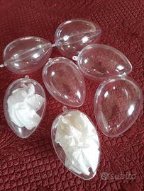 uova in  Plexiglas da decorare 