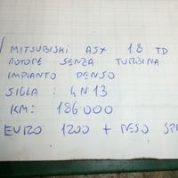 Motore senza turbina mitsubishi asx 1.8 td 4n13