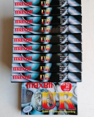 10x Cassette Audio MAXELL UR 90