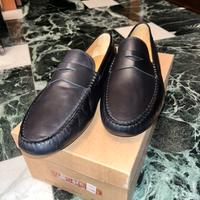 Scarpe mocassini Vergelio in pelle nera