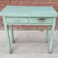 Tavolino Vintage con Cassetti in legno