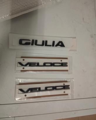 loghi Giulia veloce 