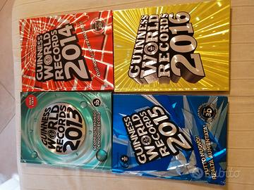 Lotto 4 Libri Guinness World Records 2013/14/15/16