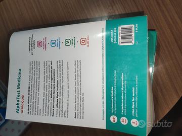 Libri alpha test medicina