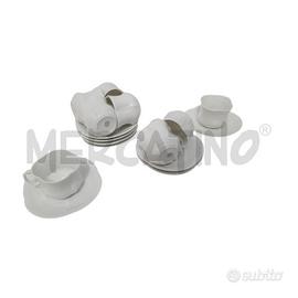 TAZZE CAFFE LIMOGES GIRAUD FINE PORCELLANA 8 TAZZE