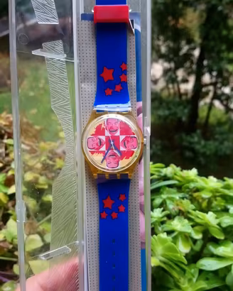 Orologio vintage Swatch Wild Laugh GJ117